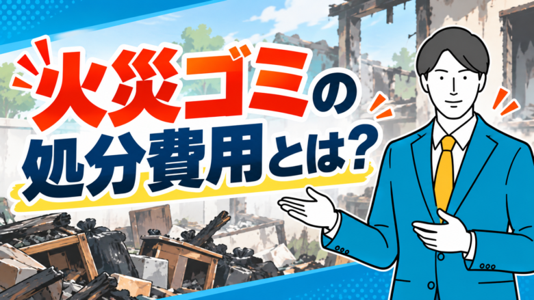 火災ゴミの処分費用とは？
