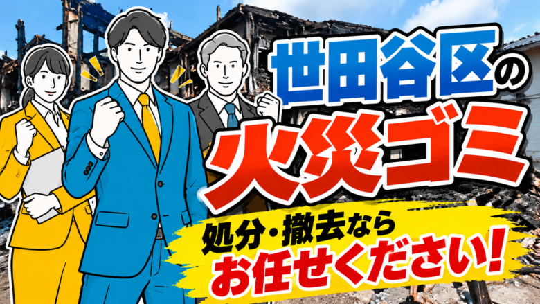 世田谷区・火災ゴミ