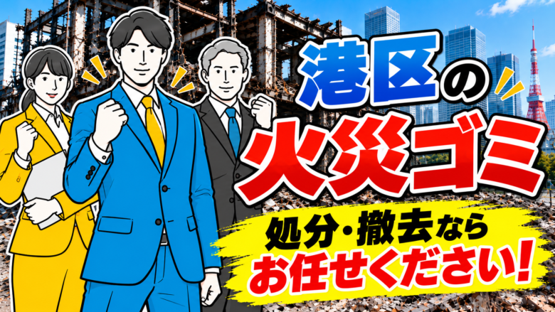 港区・火災ゴミ
